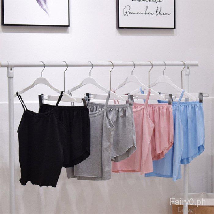 Plus Bộ Đồ Ngủ Hai Dây Màu Trơn Thoáng Khí size Lớn M / XL / XXL