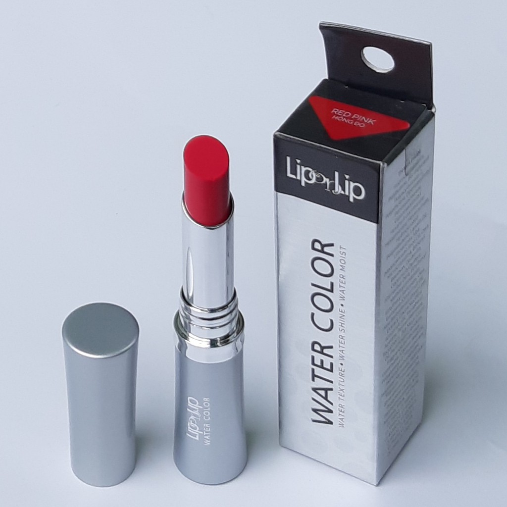 [ Hồng đỏ] Son trang điểm dưỡng tối ưu Lip On Lip Water Color 2,2g chính hãng