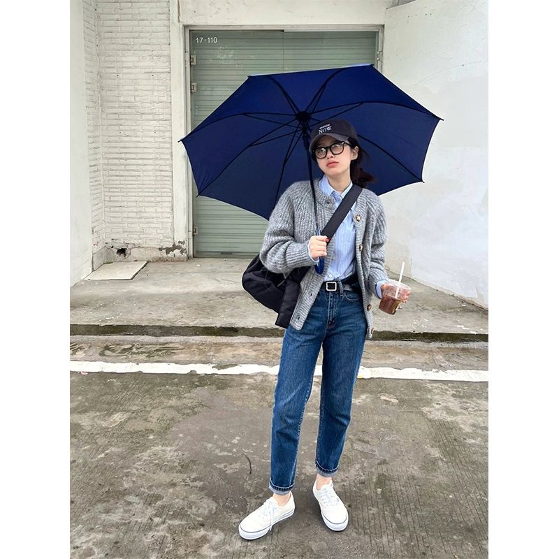 ÁO LEN XÁM CỔ TRÒN TAY BO DÀI