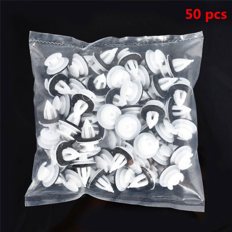 Bộ 50 đinh tán nhựa cho cửa xe hơi BMW E34 E36 E38 E39 E46 X5 M3 M5 Z3