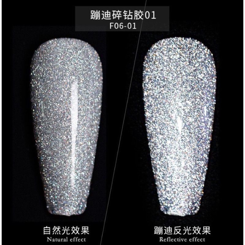 Sơn gel nhũ Flash Vendeeni Bạc Vàng