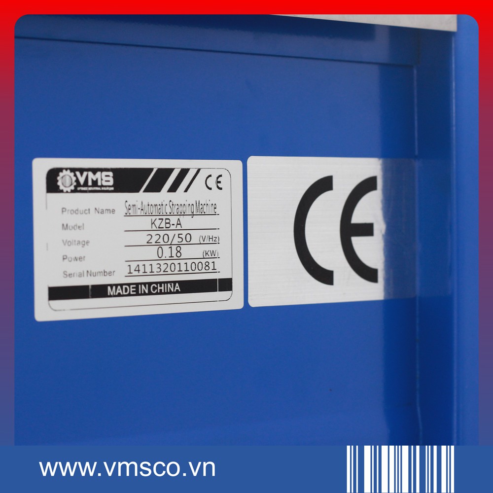 Máy đóng đai thùng carton bán tự động KZB-A