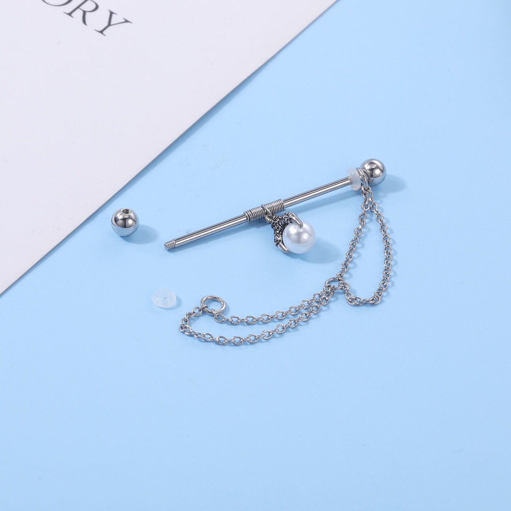 1 Khuyên Xỏ Cơ Thể Hình Móng Vuốt Rồng Cá Tính