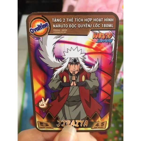 Đồ chơi thẻ bài Naruto - Jiraiya