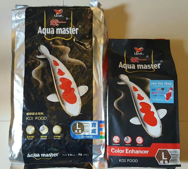 Aqua master Growth - Thức ăn tăng trưởng cho koi bao 10 kg, size L