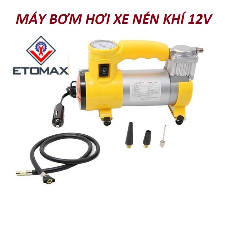 máy bơm nén khí xe mini 12v-V2