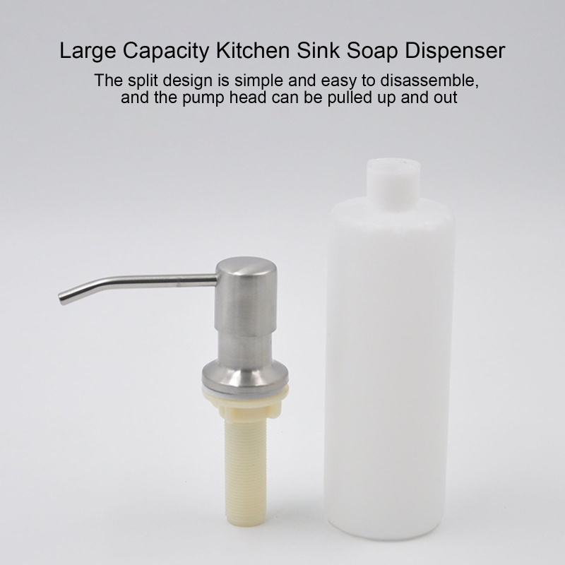 Bình Đựng Dung Dịch Rửa Chén 300ml Bằng Inox Tiện Dụng Cho Nhà Bếp / Phòng Tắm