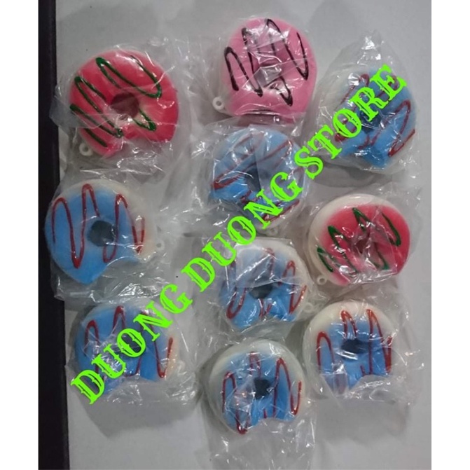ĐỒ CHƠI SQUISHY BÁNH DONUT NHỎ MINI CẮN VỠ