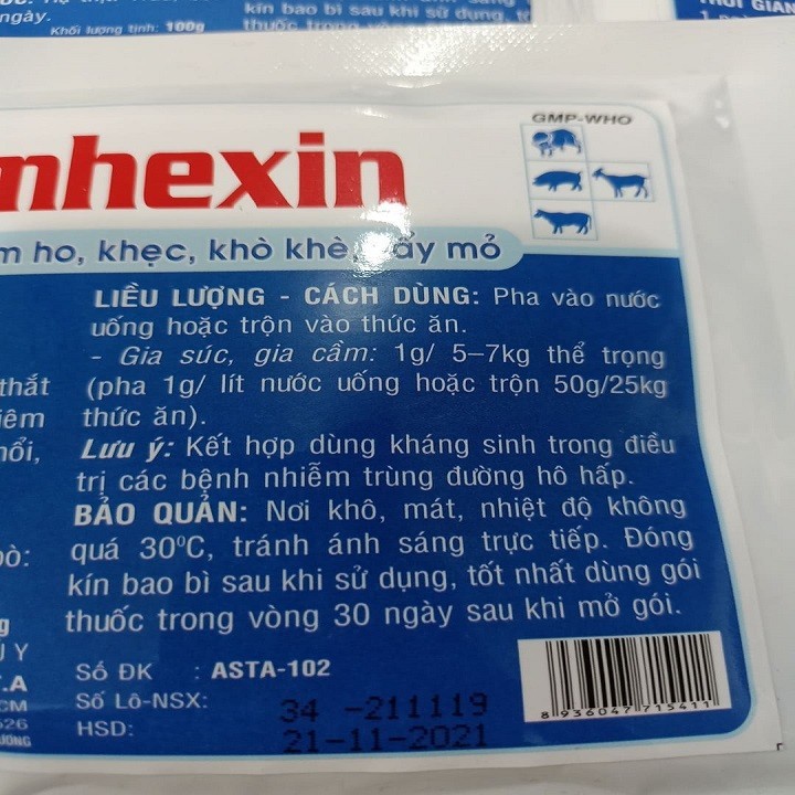 bromhexin [ THUỐC GÀ ĐÁ NAM NGUYỄN ]