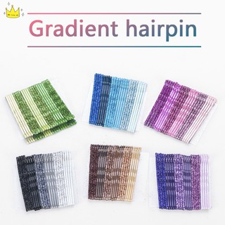 Sale 69% 24 cái kẹp tóc trang trí màu gradient lấp lánh cho trẻ em, A Giá gốc 21000đ- 116B92-10