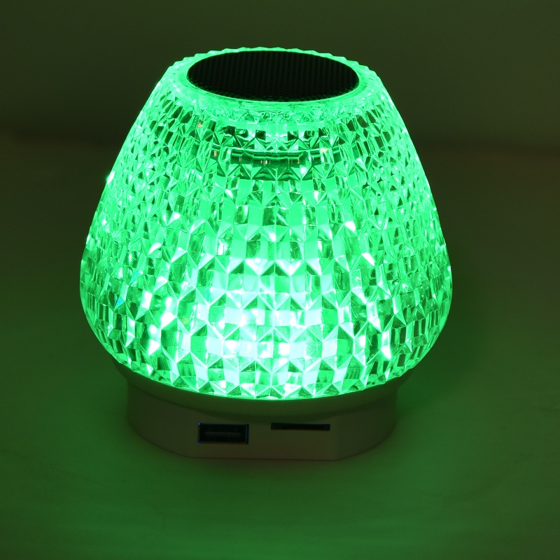 Đèn Pha Lê zzz Kết Nối Bluetooth Phát Nhạc Sáng Tạo Có Thể Sạc Lại