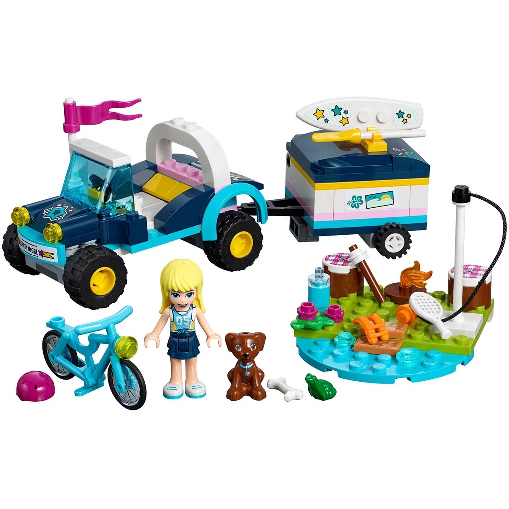 Bộ lắp ráp Xe Dã Ngoại Kèm Vali Kéo Của Stephanie - LEGO Friends 41364