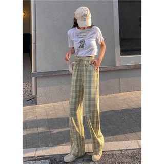Quần Harem Caro Ống Rộng