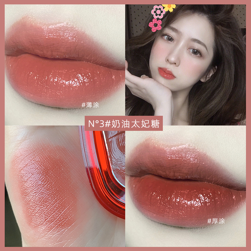 (Hàng Mới Về) Son Dưỡng Môi Có Màu Gella's Pot Lip Dạng Hũ Tặng Kèm Cọ Đánh Son
