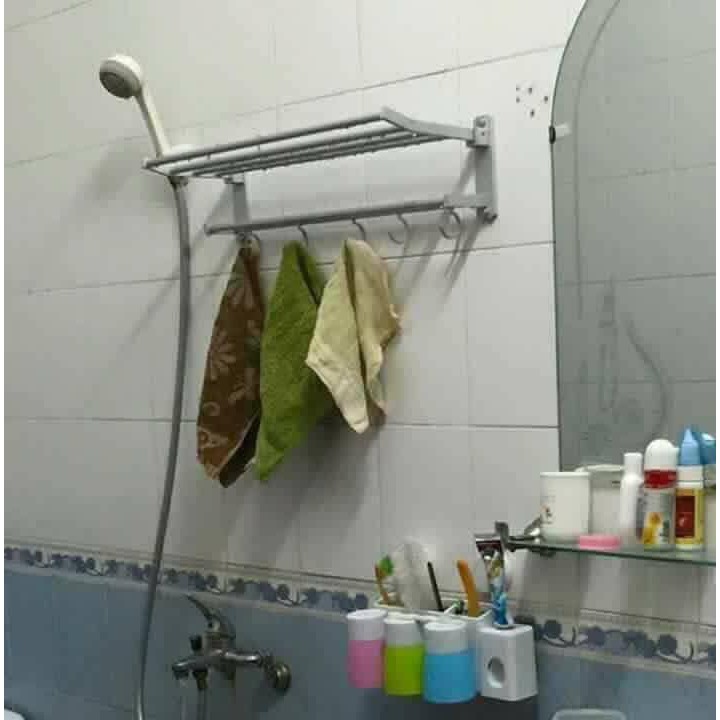 Kệ treo khăn nhà tắm hợp kim nhôm