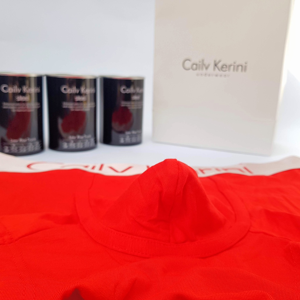 ☆ Quần Sịp Đùi Nam Cailv Kerin C.K Đồ Lót Nam  Cao Cấp Vải Cotton Kiểu Dáng Boxer Co Dãn Đa Chiều Thoáng Mát