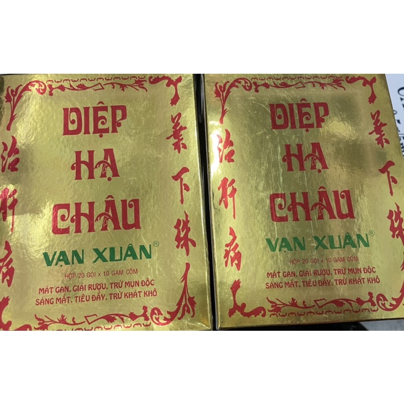 TRÀ DIỆP HẠ CHÂU VẠN XUÂN MÁT GAN, GIẢI ĐỘC
