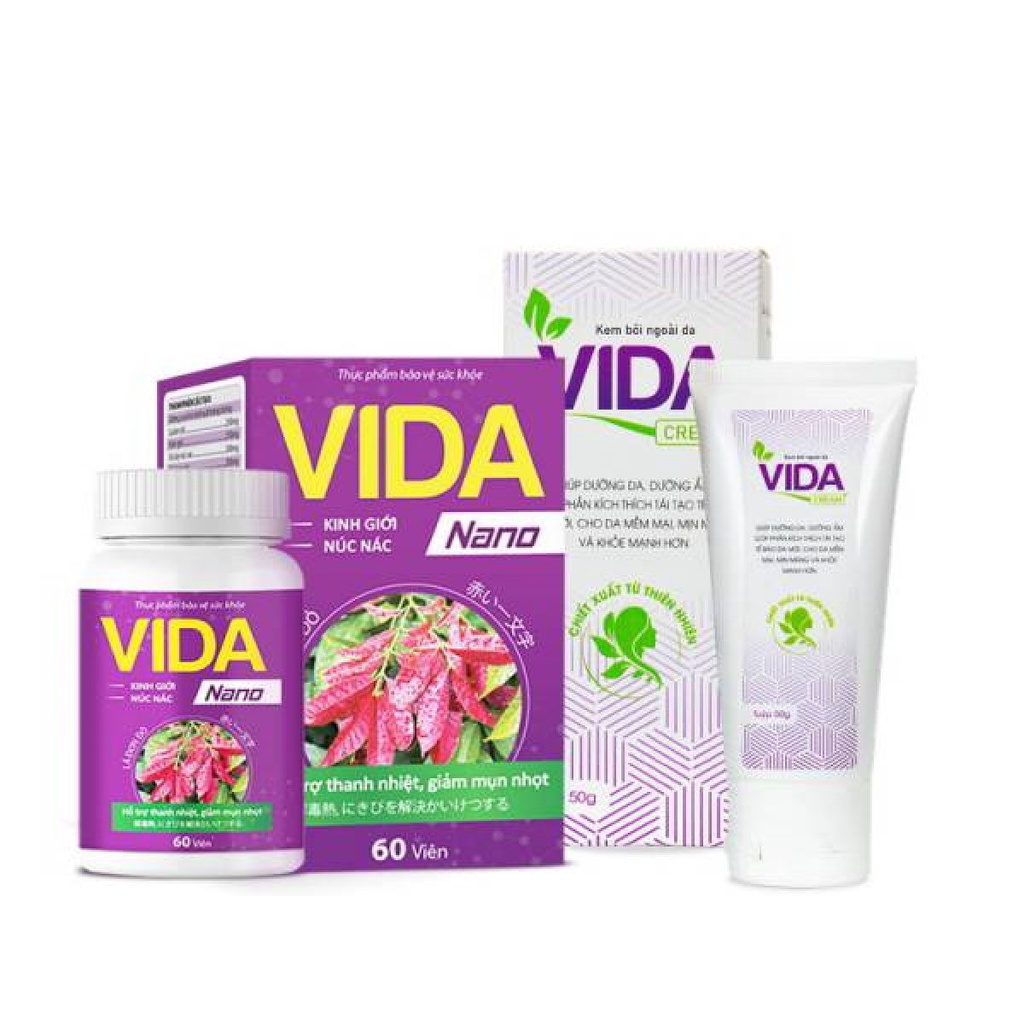 Vida Nano và Vida Cream trong uống ngoài bôi, cặp đôi hoàn hảo cho bệnh viêm da cơ địa