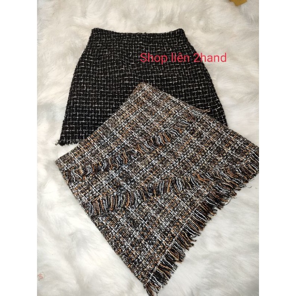 Combo chân váy dạ tweed