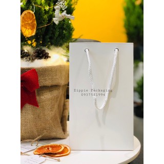 Túi Giấy Quai Xách Trắng