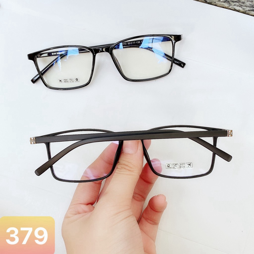 Gọng kính cận cao cấp TB15 🕶 FREESHIP XTRA 🕶 Kính gọng vuông chống ánh sáng xanh