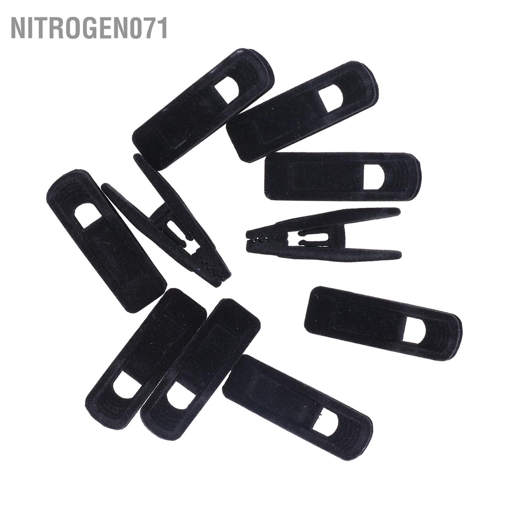Nitrogen071 10 CÁI Kẹp Móc Khoá Lộn Xộn Nhung Không Trượt Một cho Quần Váy Công Sở Phù Hợp Với Vớ
