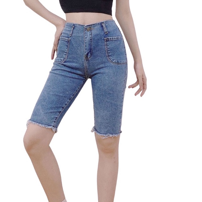 [CAM KẾT ẢNH THẬT, HÀNG Y HÌNH!] Quần jean ngố nữ cao cấp  xinh xắn - phù hợp tuổi teen trẻ trung, năng động