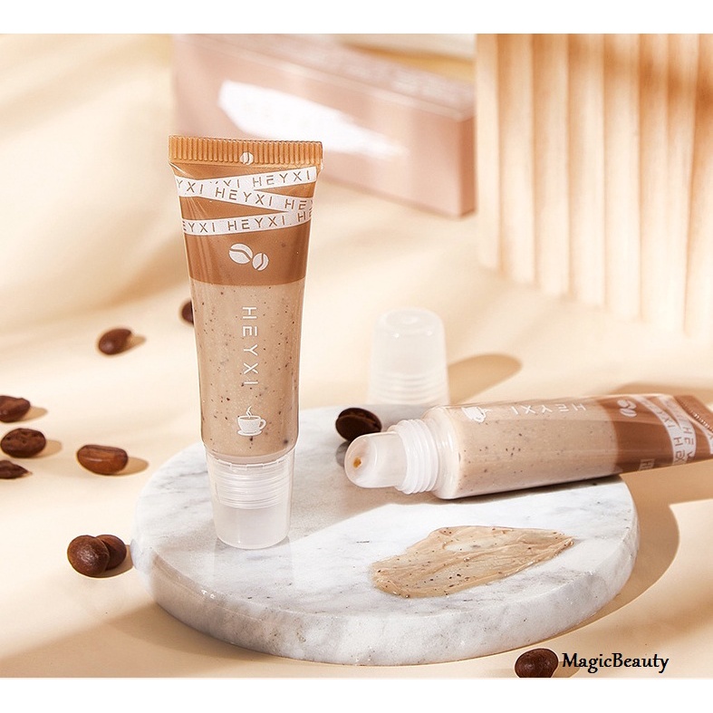 Tẩy Da Chết Môi Heyxi Cafe CoffeeMoisturizing Lip Scrub giúp Dưỡng ẩm và Hồng môi Heyxi
