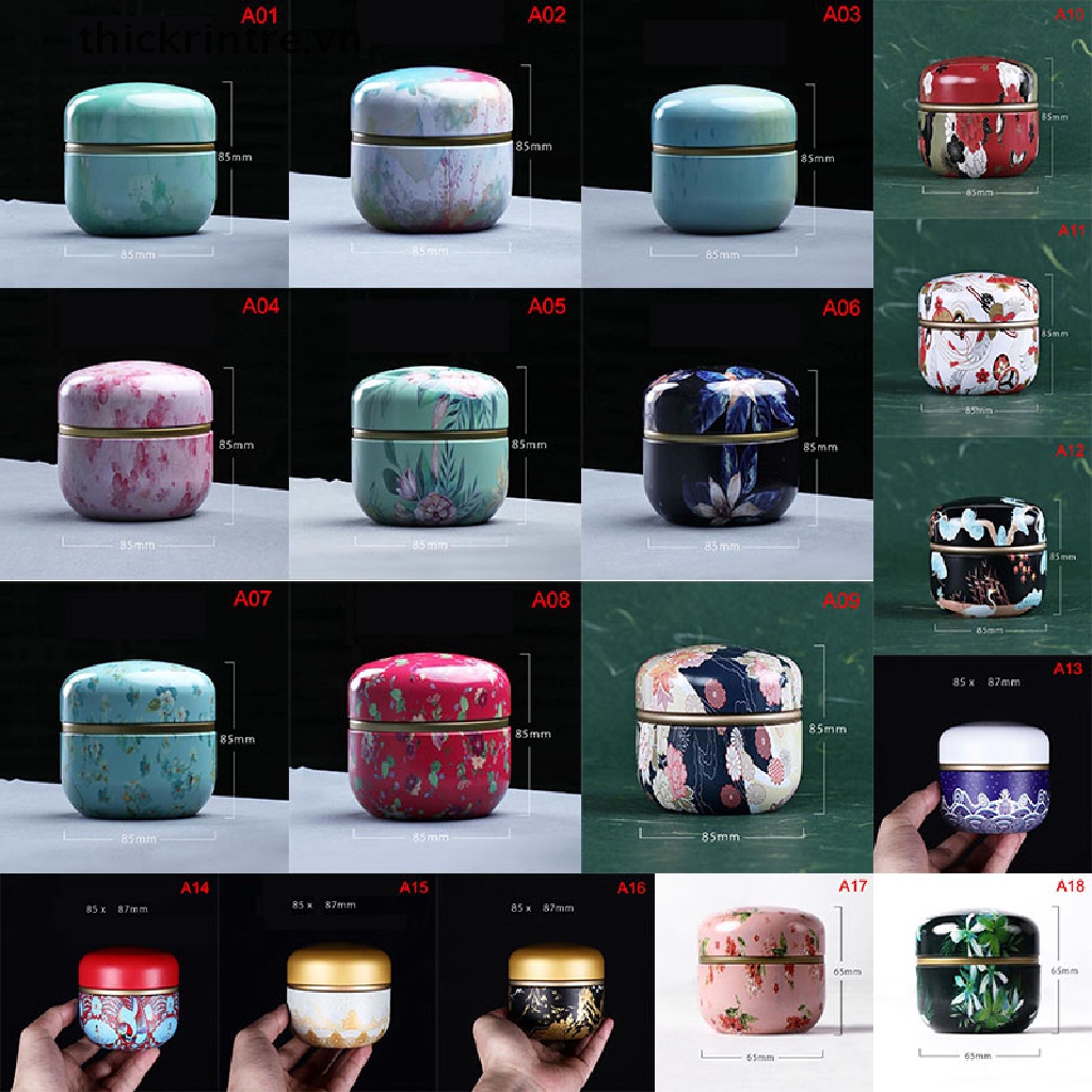 Hộp Thiếc Đựng Trà Đa Năng Có Giá Đỡ