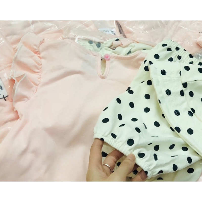 Bộ HM kèm mũ cho bé gái