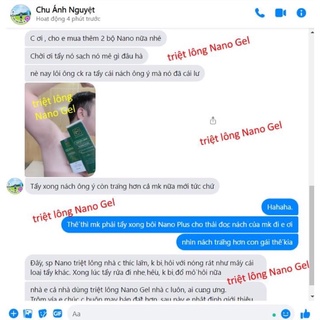 TRIỆT LÔNG NANO Gel
