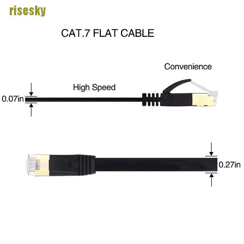 Cáp mạng Cat7 Sstp Rj45 C4G6 tốc độ cao dài 1.5m chất lượng cao tiện dụng