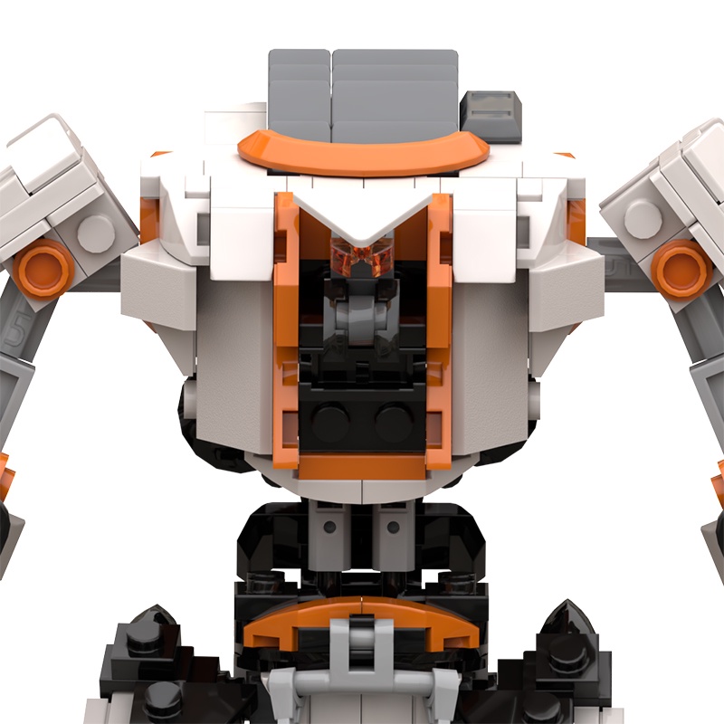 Bộ Đồ Chơi Lắp Ráp robot BuildMOC Titanfall 2 Reaper Mecha 336 Miếng