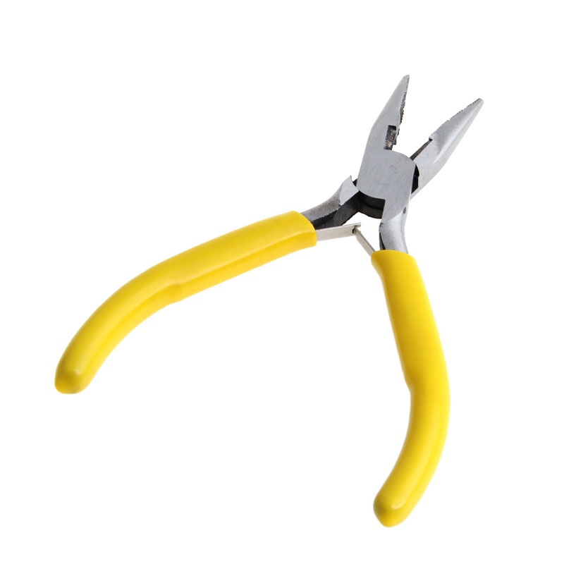 Kìm mũi dài mini bằng thép carbon dùng làm đồ trang sức DIY