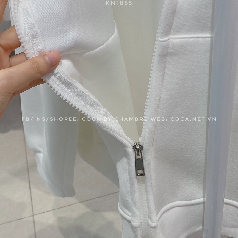 [KN1855]🤍 Áo khoác HOODIE ZIP nỉ xốp tag cao su MICKEY form rộng unisex (Có sẵn/ảnh thật) | BigBuy360 - bigbuy360.vn