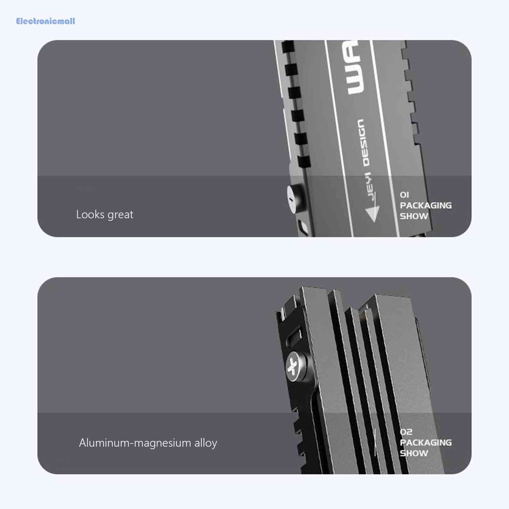 Miếng Đệm Tản Nhiệt Điện Tử M.2 SSD NVME Bằng Silicone JEYI M.21.vn Cho ITX Chassis PS5