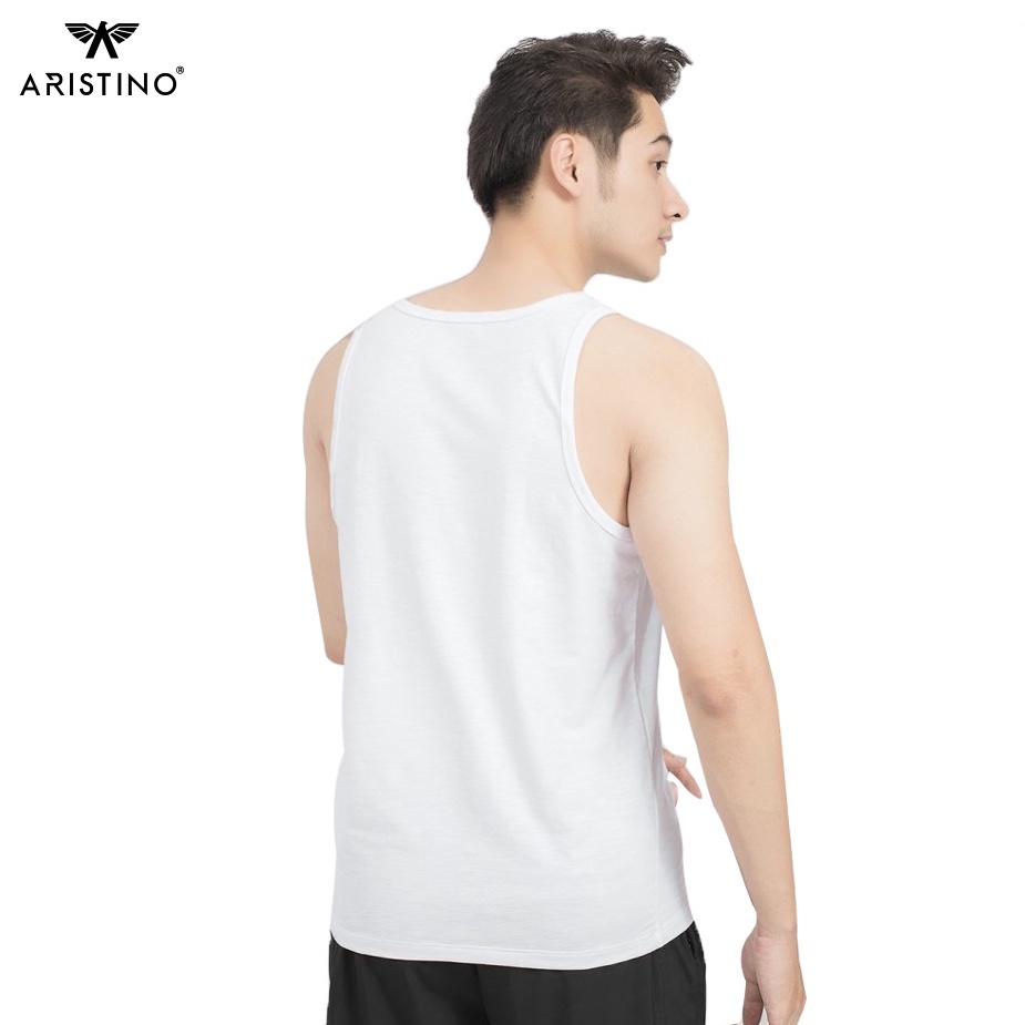 Áo tank top ba lỗ áo may ô trắng cao cấp chính hãng Aristino- thoáng mát, thấm hút mồ hôi, cotton 100%