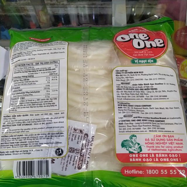 Bánh gạo One One Vị Ngọt Dịu Bịch