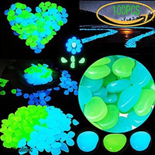 [9 MÀU-RẺ VÔ ĐỊCH] Set 50 đá dạ quang nhiều màu phát sáng trong đêm cho bể cá cảnh.Đá dạ quang 10/20/30/40/50 viên