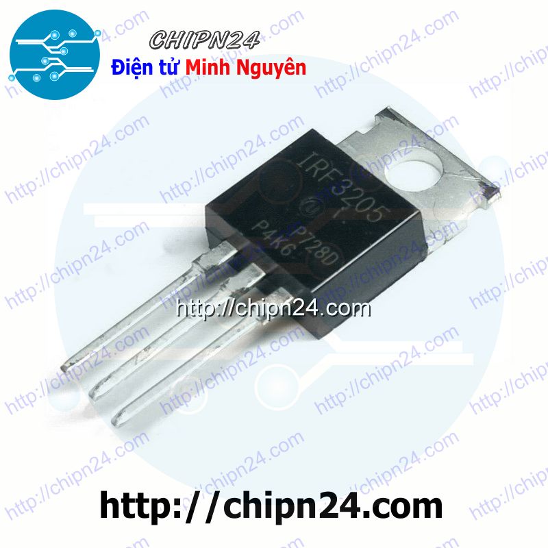 [2 CON] Mosfet IRF3205 TO-220 110A 55V Kênh N (F3205 3205)