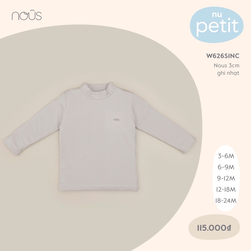[NOUS] Áo giữ nhiệt 3p 5p Nous peptit