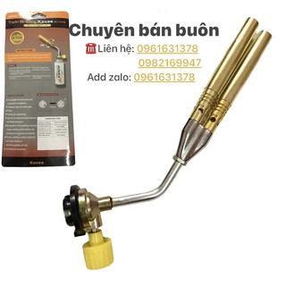 Khò gas đôi chuyên dụng, đèn khò gas mini