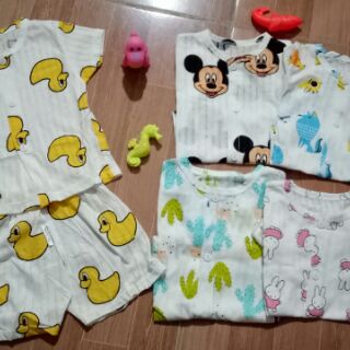 Bộ cotton giấy cho bé trai/ bé gái