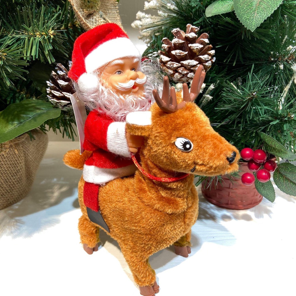 Ông Già Noel Đồ Chơi Có Đèn Led Phát Sáng