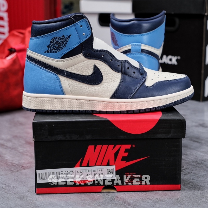 DEAL HOT - Giày Sneaker Jordan 1 High Obsidian