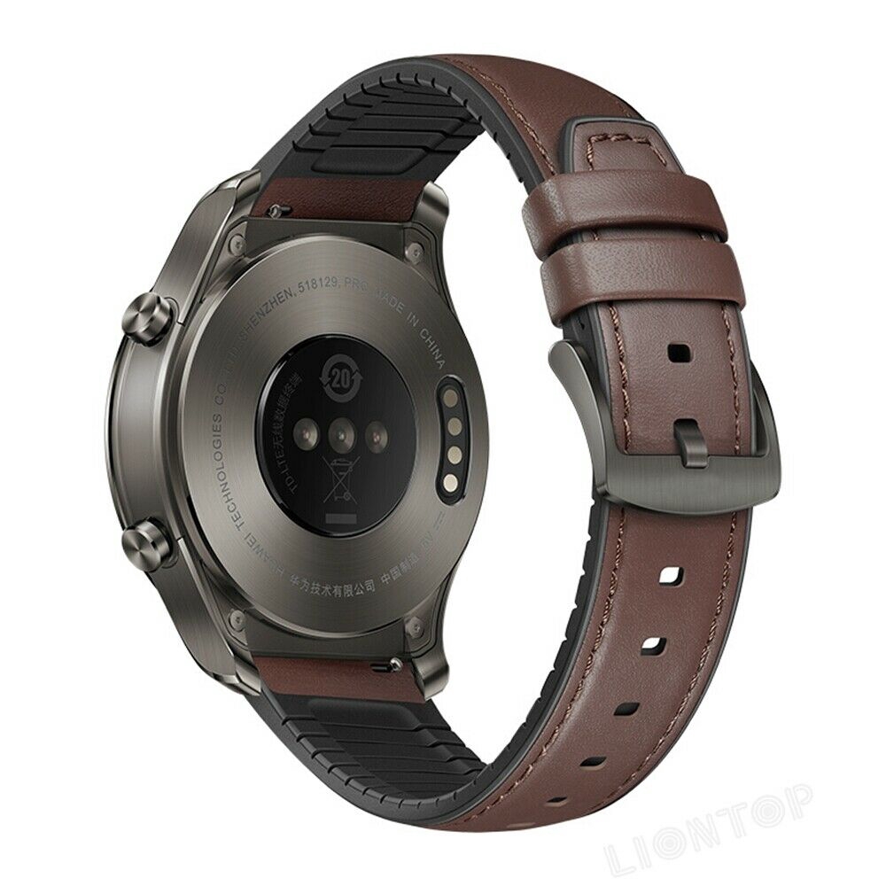 Dây đeo da/silicone 22mm dành cho đồng hồ Huawei Watch GT Samsung S3 46mm Amazfit 2S