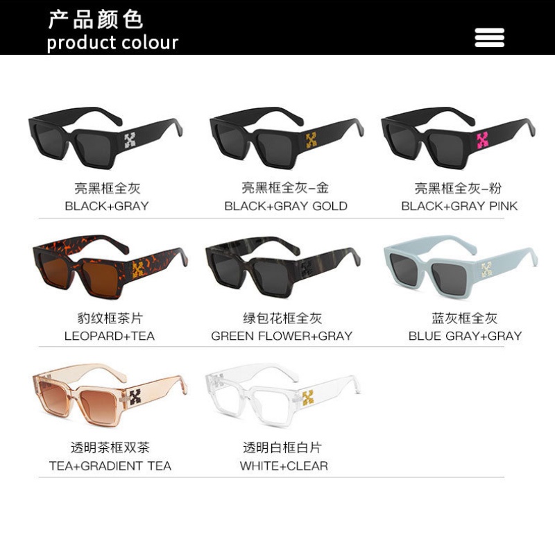 Kính Mát Gọng Vuông Phong Cách Hip Hop Thời Trang