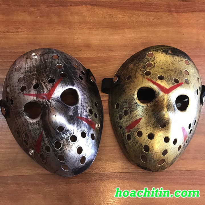 Mặt nạ Jason Voorhees Xi Vàng hoăc Xi Bạc-q53 galahet shop