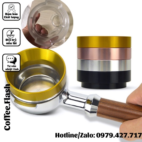 Vòng đong bột cà phê bằng nhôm- Phễu Rót Bột Cà Phê Chống Rơi, phễu đựng cà phê khi xay
