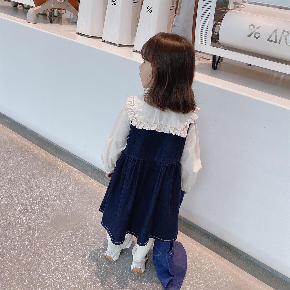 Hàng Mới Về Đầm Yếm Denim Phong Cách Nhật Hàn Thời Trang Mùa Xuân Mới 2022 Cho Bé Gái
